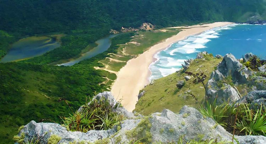 Trilha Lagoinha do Leste. Homenagem da Viver de Kombucha no sabor uva.