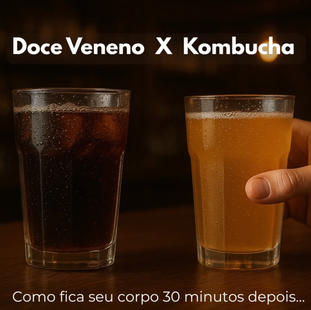refrigerante versus a Kombucha